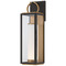 Troy Lighting Troy Lighting Gareth Patina Brass & Textured Black LED Outdoor Wall Light B6718-PBR/TBK