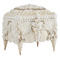 Currey and Company Lighting Currey and Company Boardwalk White Shell Box 1200-0612