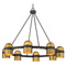 Savoy House Savoy House Lighting Andover Mediterranean Bronze Chandelier 1-1152-8-333
