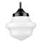 Progress Lighting Progress Lighting School House Matte Black Mini-Pendant Light P5196-31M