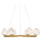 Savoy House Savoy House Lighting Castello Warm Brass LED Chandelier 1-1237-6-322