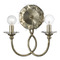 Crystorama Lighting Crystorama Lighting Willow Antique Silver Sconce 442-SA