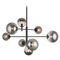 Matteo Lighting Matteo Lighting Averley Black Chandelier C70708BKSM
