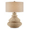Currey and Company Lighting Currey and Company Jaru Natural Abaca Rope Table Lamp with Drum Shade 6000-0846