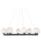Savoy House Savoy House Lighting Castello Matte Black LED Chandelier 1-1238-8-89