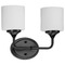Progress Lighting Progress Lighting Lynzie Matte Black Bathroom Light P2802-31M