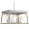 Progress Lighting 4-Light Chandelier from the Briarwood Collection in Galvanized Finish Finish P400047-141