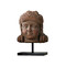Currey and Company Lighting Mathura Head on Stand in Brick Red & Black by Currey & Company 1200-1080
