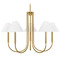 Visual Comfort Studio Collection Visual Comfort Studio Collection Drew & Jonathan Porteau Satin Brass Chandelier DJC1035SB