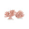 Currey and Company Lighting Fire Coral Sculpture Set of 2 by Currey & Company 1200-1082