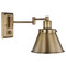 Progress Lighting Progress Lighting Hinton Vintage Brass Swing Arm Lamp P710085-163