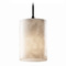 Justice Design Group Justice Design Group Pendants Matte Black Mini-Pendant Light with Cylindrical Shade CLD-8815-10-MBLK
