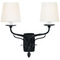 Visual Comfort Signature Collection Polaris Antique Brass Sconce Light CHD2684WBK-L