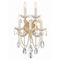 Crystorama Lighting Crystorama Lighting Maria Theresa Gold Sconce 4425-GD-CL-S