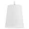 Progress Lighting Progress Lighting Clarion Polished Nickel Mini-Pendant Light with Conical Shade P500429-104