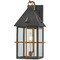 Troy Lighting Troy Lighting Toby Patina Brass & Graphite LED Outdoor Wall Light B6617-PBR/GRA