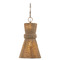 Troy Lighting Troy Lighting Raphael Patina Brass LED Pendant Light with Conical Shade F4914-PBR