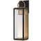 Troy Lighting Troy Lighting Gareth Patina Brass & Textured Black LED Outdoor Wall Light B6723-PBR/TBK