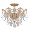 Crystorama Lighting Crystorama Lighting Maria Theresa Gold Semi-Flushmount Light 4430-GD-CL-SAQ