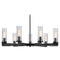 Matteo Lighting Matteo Lighting Weaver Black Chandelier C32109BK