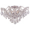 Crystorama Lighting Crystorama Lighting Maria Theresa Polished Chrome Semi-Flushmount Light 4437-CH-CL-S