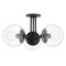 Mitzi by Hudson Valley Mitzi Kyla Old Bronze 3-Light Semi-Flush Mount H503603-OB