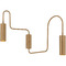 Troy Lighting Troy Lighting Lark Patina Brass LED Switched Sconce B3220-PBR