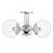 Mitzi by Hudson Valley Mitzi Kyla Polished Nickel 3-Light Semi-Flush H503603-PN