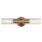 Matteo Lighting Matteo Lighting Weaver Aged Gold Brass Vertical Bathroom Light W32112AG