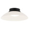 Matteo Lighting Matteo Lighting Luna Matte Black LED Flushmount Light M16401MBFR