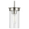 Progress Lighting Progress Lighting Kellwyn Brushed Nickel Mini-Pendant Light with Cylindrical Shade P500314-009