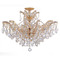 Crystorama Lighting Crystorama Lighting Maria Theresa Gold Semi-Flushmount Light 4439-GD-CL-S_CEILING