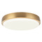 Matteo Lighting Matteo Lighting Zane Aged Gold Brass LED Flushmount Light M16112AG