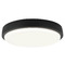Matteo Lighting Matteo Lighting Zane Matte Black LED Flushmount Light M16112MB