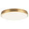 Matteo Lighting Matteo Lighting Zane Aged Gold Brass LED Flushmount Light M16115AG