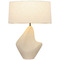 Troy Lighting Troy Lighting Huntly Bronze & Ceramic Ivory Breakstone LED Table Lamp with Oval Shade PTL3727-BRZ/CIB