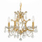 Crystorama Lighting Crystorama Lighting Filmore Antique Gold Crystal Chandelier 4454-GA-CL-SAQ
