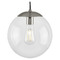 Progress Lighting Progress Lighting Atwell Brushed Nickel Mini-Pendant Light with Globe Shade P500310-009