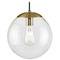 Progress Lighting Progress Lighting Atwell Brushed Bronze Mini-Pendant Light with Globe Shade P500310-109