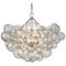 Visual Comfort Signature Collection Gianna Grande Chandelier Gold Gold Fleck Glass JN5112G/GF