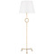 Visual Comfort Studio Collection Visual Comfort Studio Collection Montour Coastal Gild LED Floor Lamp with Empire Shade TFT1031CGD1