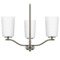 Progress Lighting Progress Lighting Adley Brushed Nickel Mini-Chandelier P400349-009