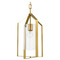 Progress Lighting Progress Lighting Vertex Brushed Gold Pendant Light with Cylindrical Shade P500431-191