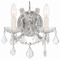 Crystorama Lighting Crystorama Lighting Maria Theresa Polished Chrome Sconce 4472-CH-CL-I