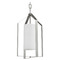 Progress Lighting Progress Lighting Vertex Brushed Nickel Pendant Light with Cylindrical Shade P500433-009