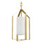 Progress Lighting Progress Lighting Vertex Brushed Gold Pendant Light with Cylindrical Shade P500433-191