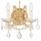 Crystorama Lighting Crystorama Lighting Maria Theresa Gold Sconce 4472-GD-CL-I