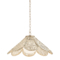Troy Lighting Troy Lighting Petal Patina Brass LED Pendant Light with Globe Shade F3324-PBR