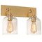 AFX Lighting Afx Lighting William Satin Brass Bathroom Light WMMV1511MBSB