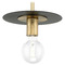 Progress Lighting Progress Lighting Trimble Brushed Bronze & Matte Black Mini-Pendant Light P500392-109
